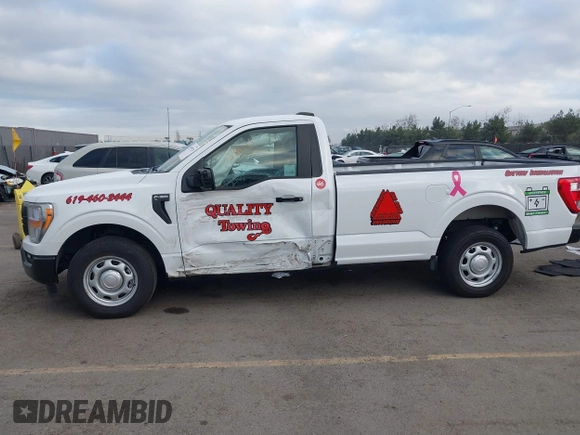 2022 Ford F-150 XL with VIN 1FTMF1CB6NKE47768, listed as a IAAI auction lot 41459528 with 74,114 mi miles. Bid and sale history available at carsss.com. Image 6.