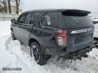 2021 Chevrolet Tahoe LT with VIN 1GNSKNKT5MR415556, listed as a Copart auction lot 44368555 with 31,961 mi miles and Salvage Title. Bid and sale history available at carsss.com. Image 2.