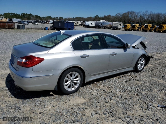 2013 Hyundai Genesis 3.8L with VIN KMHGC4DD7DU229263, listed as a Copart auction lot 49427545 with 250,850 mi miles and Salvage Title. Bid and sale history available at carsss.com. Image 3.