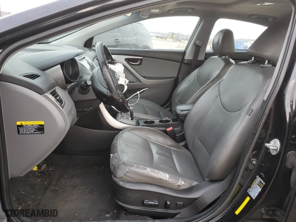 2013 Hyundai Elantra Limited PZEV with VIN 5NPDH4AE1DH420547, listed as a Copart auction lot 44891565 with 116,112 mi miles and Clean Title. Bid and sale history available at carsss.com. Image 7.