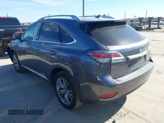 2013 Lexus RX 350 with VIN 2T2ZK1BA4DC113230, listed as a IAAI auction lot 41068317 with 104,470 mi miles and . Bid and sale history available at DreamBid. Image 3.