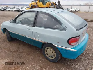 1997 Ford Aspire with VIN KNJLT05H5V6219198, listed as a IAAI auction lot 41806419 with 158,535 mi miles and . Bid and sale history available at DreamBid. Image 3.