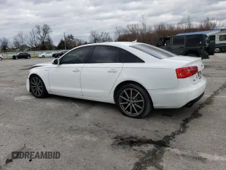 2013 Audi A6 3.0T Premium Plus with VIN WAUGGAFC3DN100052, listed as a Copart auction lot 86624804 with 218,113 mi miles and Salvage Title. Bid and sale history available at carsss.com. Image 2.