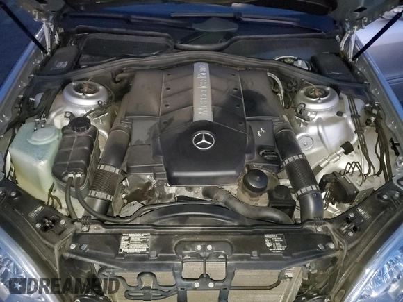 2003 Mercedes-Benz S-Class 5.0L with VIN WDBNG75J23A355910, listed as a Copart auction lot 84715614 with 117,468 mi miles and Salvage Title. Bid and sale history available at carsss.com. Image 11.