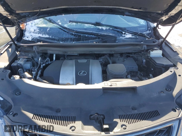 2021 Lexus RX 350 F Sport with VIN 2T2SZMDAXMC260132, listed as a Copart auction lot 85094054 with 52,995 mi miles and Salvage title. Bid and sale history available at DreamBid. Image 12.