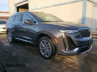 2025 Cadillac XT6 FWD Premium Luxury with VIN 1GYKPCRS3SZ120216, listed as a Copart auction lot 42717185 with 2,176 mi miles and Clean Title. Bid and sale history available at carsss.com. Image 4.