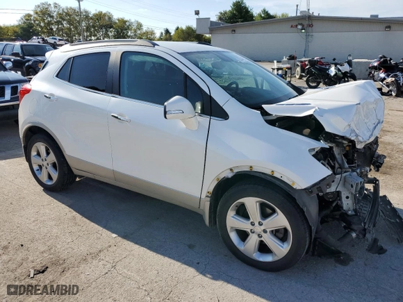 2016 Buick Encore with VIN KL4CJESB5GB588217, listed as a Copart auction lot 72054404 with 0 mi miles and Salvage Title. Bid and sale history available at carsss.com. Image 4.