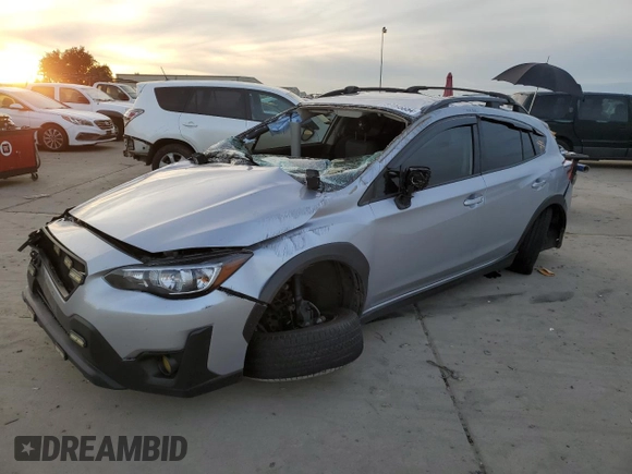 2023 Subaru Crosstrek Premium with VIN JF2GTACC7P9245127, listed as a Copart auction lot 87095854 with Not provided miles and Salvage title. Bid and sale history available at DreamBid. Image 1.