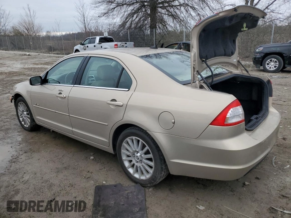 2008 Mercury Milan Premier with VIN 3MEHM08Z98R646125, listed as a Copart auction lot 51006265 with 171,399 mi miles and Salvage title. Bid and sale history available at DreamBid. Image 2.