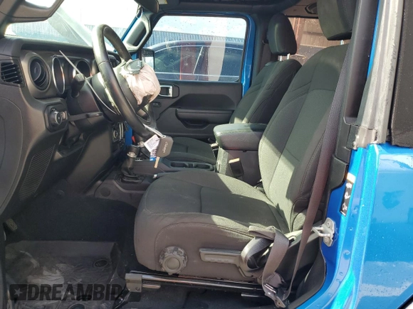 2022 Jeep Wrangler Sport S with VIN 1C4HJXAGXNW271320, listed as a Copart auction lot 63570705 with 14,840 mi miles and Salvage title. Bid and sale history available at DreamBid. Image 7.