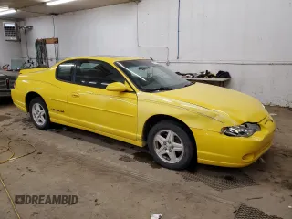 2002 Chevrolet Monte Carlo LS with VIN 2G1WW12E629309738, listed as a Copart auction lot 83078704 with 161,615 mi miles and Salvage Title. Bid and sale history available at carsss.com. Image 4.