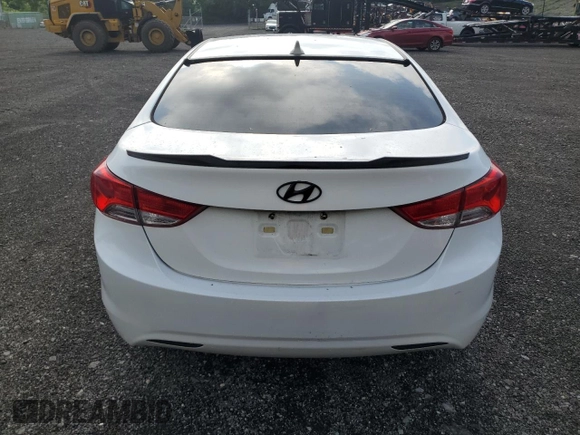 2013 Hyundai Elantra GLS with VIN 5NPDH4AE8DH434199, listed as a Copart auction lot 64002625 with 233,546 mi miles and Salvage title. Bid and sale history available at DreamBid. Image 6.