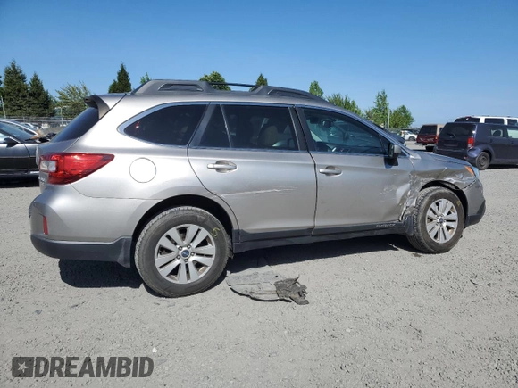 2015 Subaru Outback Premium with VIN 4S4BSADC4F3213176, listed as a Copart auction lot 56256825 with 100,841 mi miles and Salvage title. Bid and sale history available at DreamBid. Image 3.