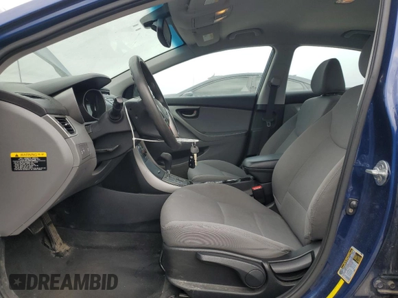 2013 Hyundai Elantra GLS z VIN KMHDH4AE8DU487602, wystawiony jako Copart lot #55031365 z przebiegiem 133 822 mil mil oraz Czysty tytuł • Clean title. Historia ofert i sprzedaży dostępna na DreamBid. Obrazek 7.