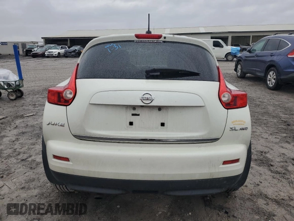 2011 Nissan Juke SL with VIN JN8AF5MV5BT013578, listed as a Copart auction lot 44624705 with 176,226 mi miles and Salvage Title. Bid and sale history available at DreamBid. Image 6.