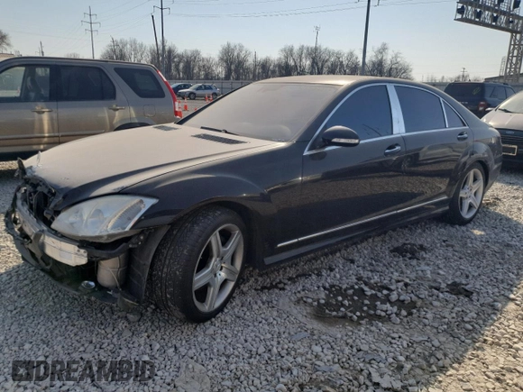 2008 Mercedes-Benz S 550 with VIN WDDNG71X88A197257, listed as a Copart auction lot 49098495 with 182,514 mi miles and Salvage Title. Bid and sale history available at DreamBid. Image 1.