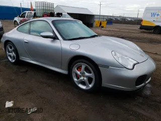 2003 Porsche 911 Carrera with VIN WP0AA29983S621607, listed as a Copart auction lot 56670973 with 9,655 mi miles and Salvage Title. Bid and sale history available at carsss.com. Image 4.