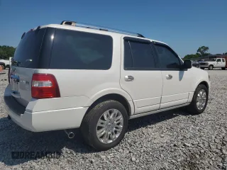 2011 Ford Expedition Limited with VIN 1FMJU1K59BEF09268, listed as a Copart auction lot 58311625 with 133,839 mi miles and Salvage title. Bid and sale history available at DreamBid. Image 3.