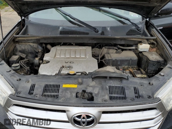 2013 Toyota Highlander Limited with VIN 5TDDK3EH6DS219401, listed as a Copart auction lot 62085705 with 282,264 mi miles and Salvage title. Bid and sale history available at DreamBid. Image 14.