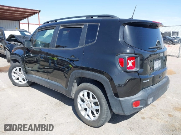 2018 Jeep Renegade Latitude with VIN ZACCJBBB8JPH98229, listed as a IAAI auction lot 41916788 with Not Provided miles and . Bid and sale history available at carsss.com. Image 3.