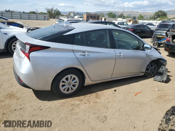 2022 Toyota Prius L Eco z VIN JTDKAMFU3N3186453, wystawiony jako Copart lot #57085015 z przebiegiem 29 944 mil mil oraz Szkoda całkowita • Salvage title. Historia ofert i sprzedaży dostępna na DreamBid. Obrazek 3.