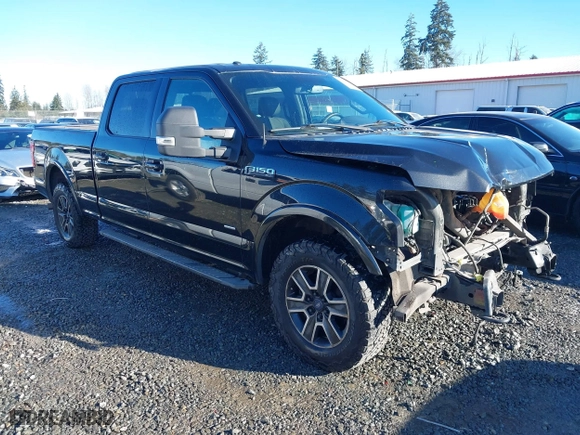 2015 Ford F-150 XLT w/HD Payload Pkg with VIN 1FTFW1EG5FFC13942, listed as a IAAI auction lot 41392709 with 196,416 mi miles. Bid and sale history available at carsss.com. Image 1.