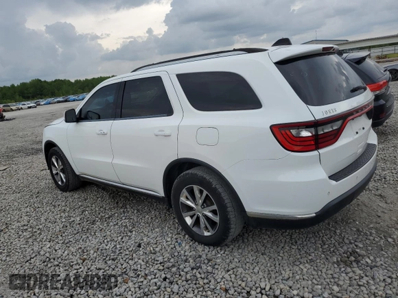 2016 Dodge Durango Limited with VIN 1C4RDHDG9GC330536, listed as a Copart auction lot 54348135 with 163,212 mi miles and Clean Title. Bid and sale history available at carsss.com. Image 2.