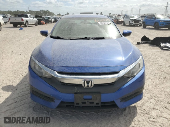 2017 Honda Civic LX with VIN 19XFC2F50HE229037, listed as a Copart auction lot 49122595 with 160,756 mi miles and Salvage Title. Bid and sale history available at DreamBid. Image 5.