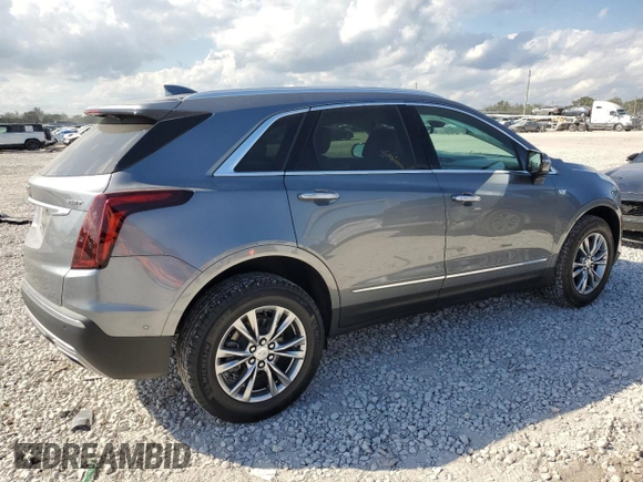 2021 Cadillac XT5 FWD Premium Luxury with VIN 1GYKNCR42MZ152066, listed as a Copart auction lot 44779085 with 11,529 mi miles and Salvage title. Bid and sale history available at DreamBid. Image 3.