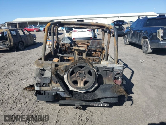 1995 Jeep Wrangler S with VIN 1J4FY19P9SP301556, listed as a Copart auction lot 42497725 with 0 mi miles and Salvage Title. Bid and sale history available at carsss.com. Image 6.