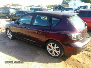2007 Mazda 3 S Touring with VIN JM1BK343271604727, listed as a IAAI auction lot 42168660 with 186,766 mi miles and . Bid and sale history available at DreamBid. Image 3.