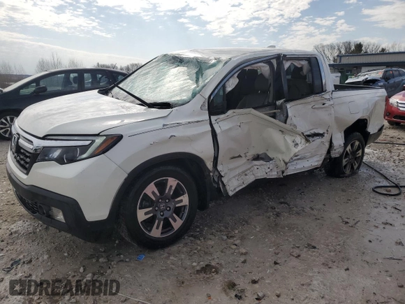 2018 Honda Ridgeline RTL-T with VIN 5FPYK3F69JB014290, listed as a Copart auction lot 53443965 with 99,000 mi miles and Clean title. Bid and sale history available at DreamBid. Image 1.