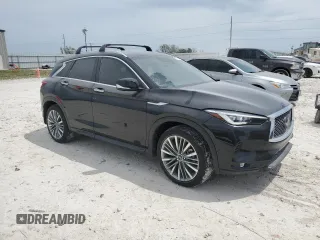 2024 Infiniti QX50 Sensory z VIN 3PCAJ5EB0RF104060, wystawiony jako Copart lot #53706155 z przebiegiem 10 913 mil mil oraz Szkoda całkowita • Salvage title. Historia ofert i sprzedaży dostępna na DreamBid. Obrazek 4.