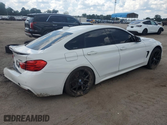 2017 BMW 4 Series 430i with VIN WBA4F7C56HG787195, listed as a Copart auction lot 62080725 with 72,713 mi miles and Non repairable. Bid and sale history available at DreamBid. Image 3.