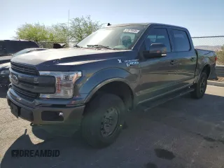 2019 Ford F-150 XL with VIN 1FTEW1E4XKKD45646, listed as a Copart auction lot 57878695 with 122,243 mi miles and Salvage title. Bid and sale history available at DreamBid. Image 1.