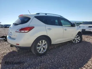 2013 Nissan Murano SL with VIN JN8AZ1MW9DW314011, listed as a Copart auction lot 71598644 with 127,370 mi miles and Salvage Title. Bid and sale history available at carsss.com. Image 3.