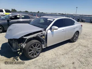 2014 Lexus GS 350 with VIN JTHCE1BL1E5021086, listed as a Copart auction lot 61156224 with 135,375 mi miles and Salvage Title. Bid and sale history available at carsss.com. Image 1.