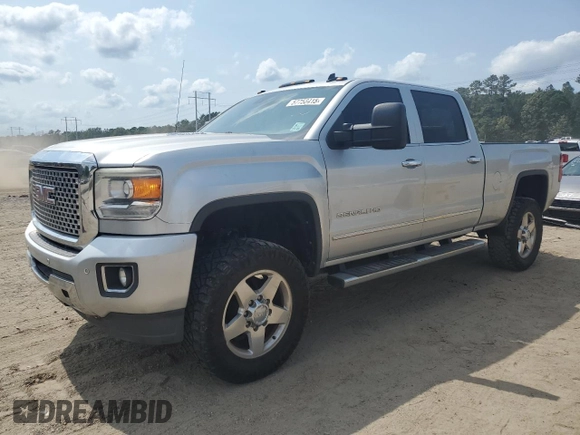 2015 GMC Sierra 2500HD Denali z VIN 1GT120E84FF118006, wystawiony jako Copart lot #57758415 z przebiegiem 190 147 mil mil oraz Szkoda całkowita • Salvage title. Historia ofert i sprzedaży dostępna na DreamBid. Obrazek 1.