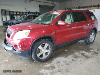 2012 GMC Acadia SLT1 with VIN 1GKKVRED1CJ216176, listed as a Copart auction lot 45629205 with 186,649 mi miles and Salvage Title. Bid and sale history available at carsss.com. Image 1.