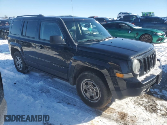 2016 Jeep Patriot Sport with VIN 1C4NJRBB7GD510130, listed as a Copart auction lot 46086455 with 162,248 mi miles and Salvage Title. Bid and sale history available at carsss.com. Image 4.