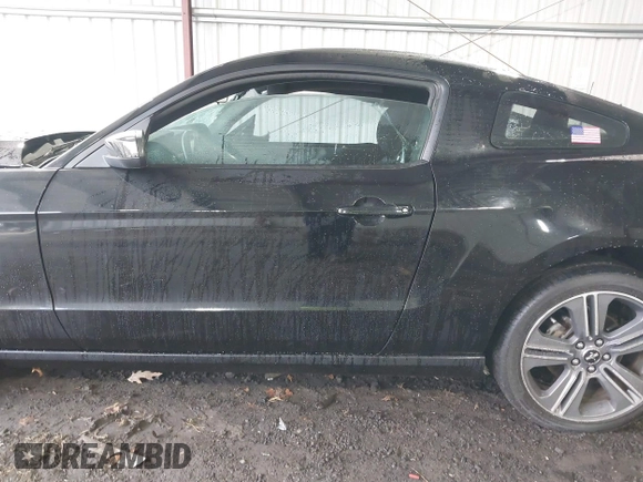 2014 Ford Mustang V6 with VIN 1ZVBP8AM5E5284026, listed as a IAAI auction lot 41861609 with 123,352 mi miles. Bid and sale history available at carsss.com. Image 14.
