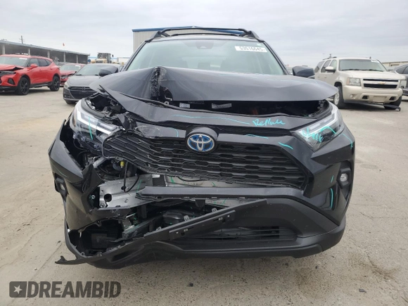 2024 Toyota RAV4 Hybrid LE with VIN 2T3UWRFV9RW188226, listed as a Copart auction lot 53516645 with 10,233 mi miles and Salvage title. Bid and sale history available at DreamBid. Image 5.