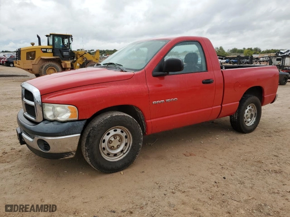2005 Dodge Ram 1500 ST with VIN 1D7HA16K55J568122, listed as a Copart auction lot 85016714 with 102,622 mi miles and Clean Title. Bid and sale history available at carsss.com. Image 1.