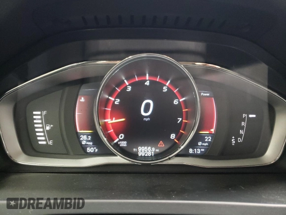 2016 Volvo S60 T5 Drive-E Premier with VIN YV126MFK8G1399908, listed as a Copart auction lot 86598624 with 99,281 mi miles and Salvage Title. Bid and sale history available at carsss.com. Image 9.