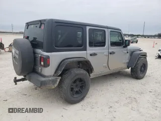 2021 Jeep Wrangler Unlimited 80th Anniversary with VIN 1C4HJXDN7MW680450, listed as a Copart auction lot 87807545 with 117,275 mi miles and Salvage title. Bid and sale history available at DreamBid. Image 3.