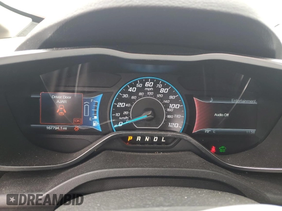 2014 Ford C-Max Energi SEL with VIN 1FADP5CU9EL515776, listed as a Copart auction lot 68660324 with 167,794 mi miles and Salvage Title. Bid and sale history available at carsss.com. Image 9.