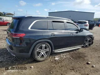 2021 Mercedes-Benz GLS 450 with VIN 4JGFF5KE8MA375869, listed as a Copart auction lot 61446704 with 58,763 mi miles and Salvage Title. Bid and sale history available at DreamBid. Image 3.