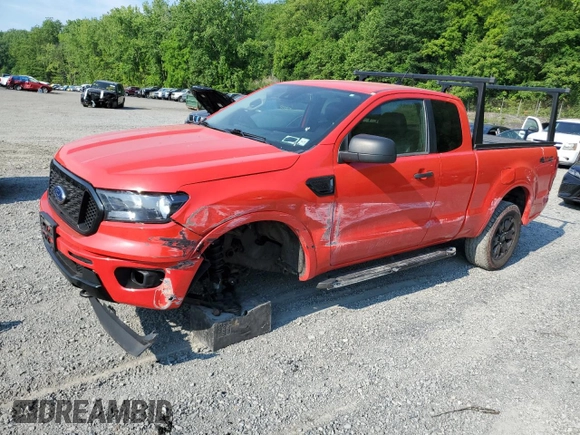 2020 Ford Ranger XL with VIN 1FTER1FH4LLA23217, listed as a Copart auction lot 59341035 with 87,302 mi miles and Salvage title. Bid and sale history available at DreamBid. Image 1.