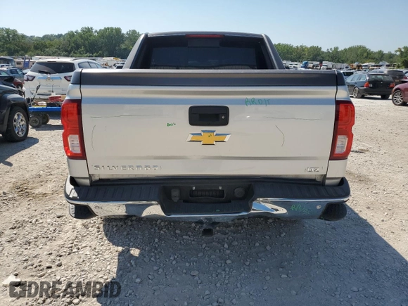 2017 Chevrolet Silverado 1500 LTZ with VIN 3GCPCSEJ5HG402865, listed as a Copart auction lot 69656594 with 121,087 mi miles and Salvage Title. Bid and sale history available at DreamBid. Image 6.