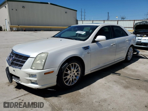 2008 Cadillac STS RWD w/1SB with VIN 1G6DW67V480108608, listed as a Copart auction lot 48494684 with Not Provided miles and Salvage Title. Bid and sale history available at carsss.com. Image 1.